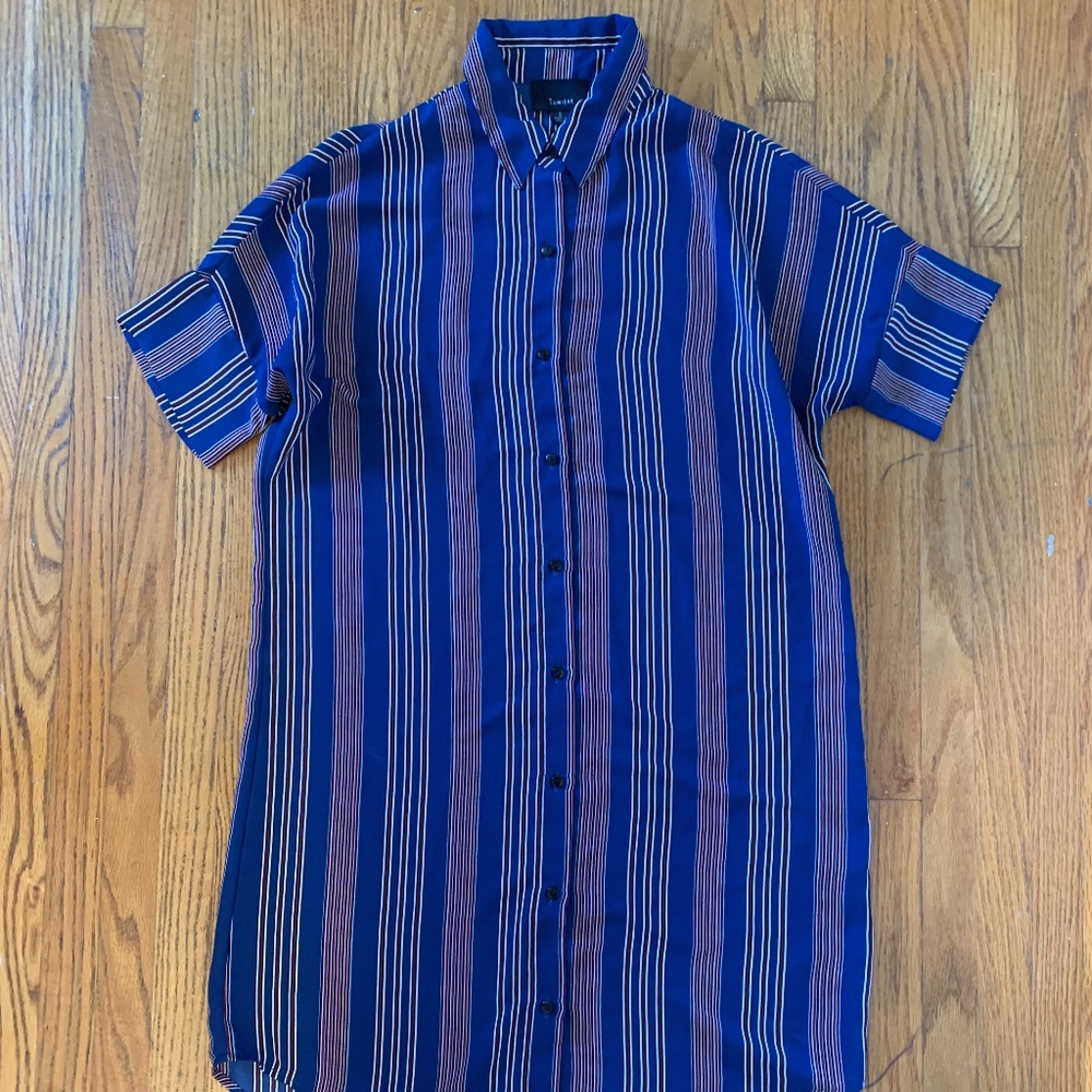 Button-up T-shirt Dress